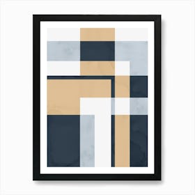 Geometric Layers 2 Art Print