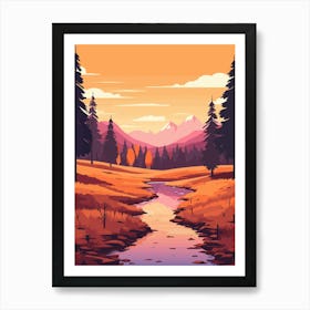 Autumn Landscape 3 Art Print