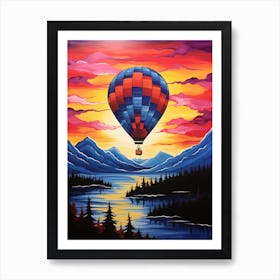 Hot Air Balloon Art Print