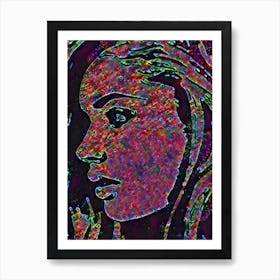Person - Face Of A Woman Art Print