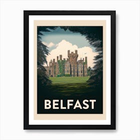 Belfast Vintage Travel Poster Art Print