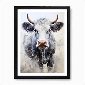 Rural Rhythm The Dancing Cow Art Print