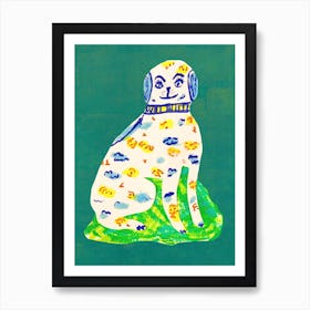 Ceramic Dog Art Print