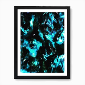 Blue Cenote Art Print