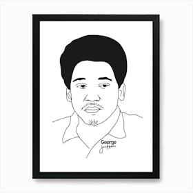 George Jackson American Activist Legend Art Print