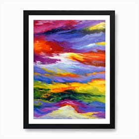 Between heaven and earth Art Print