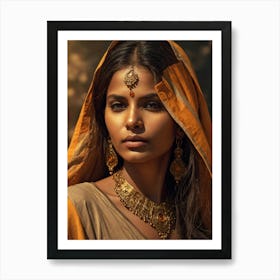 Indian Woman 2 Art Print