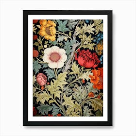 Floral Wallpaper 34 Art Print