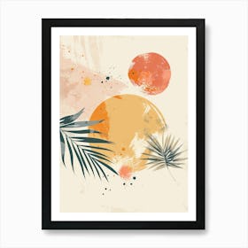 Golden Horizons Of Thought Mid Century Style Poster