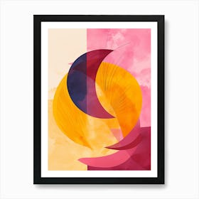 Abstract Moon Art Print