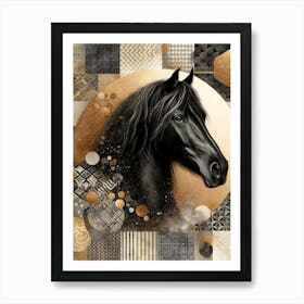 Creative Horse Beauty Illustration Nr 54 Art Print