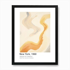 World Tour Exhibition, Abstract Art, New York, 1960 12 Art Print