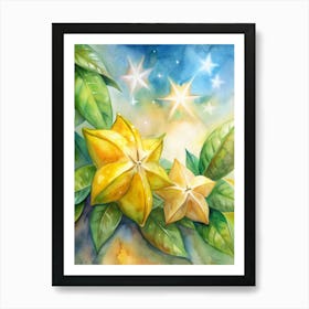 8 Star Fruits Shining Under The Sun Poster