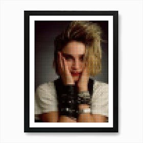 Madonna In Style Dots Art Print