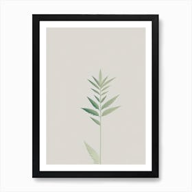 Hemp Herb Simplicity Art Print