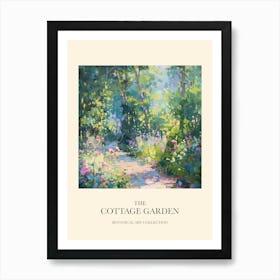 Cottage Garden Poster Wild Garden 11 Art Print