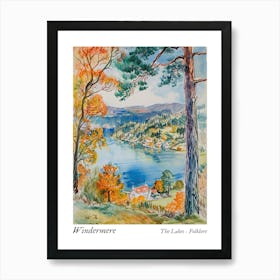 Windermere The Lakes Folklore Taylor Swift Art Print