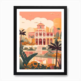 Guadalajara Mexico Illustration 3 Art Print