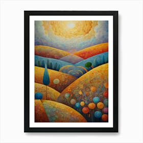 Landscape Painting 37 Art Print