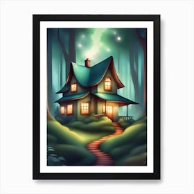 House In The Forest Poster