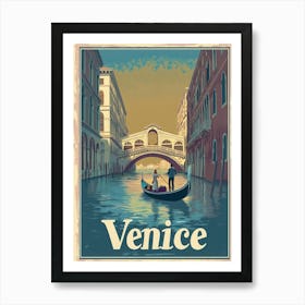 Aihrgdesign A Mid Century Modern Travel Poster For Venice Sho Cacebd19 F2ad 4ce7 Ade6 684a60218035 3 Art Print