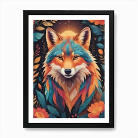 The Autumn Fox Art Print