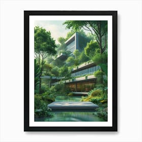 House In The Forest 1 Art Print