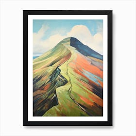 Pen Y Fan Wales Mountain Painting Art Print