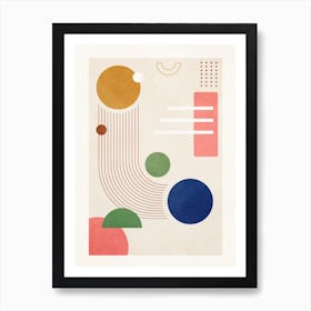 Minimal Geometry 1 Art Print