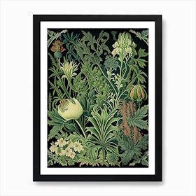 Botanischer Garten München Nymphenburg 1, Germany Vintage Botanical Art Print