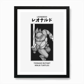 Teenage Mutant Ninja Turtles Leonardo Art Print