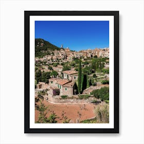 Valldemossa Village In The Hills Art Print