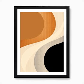 Mid-Century Shapes 213 Art Print