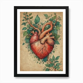 Heart Of Nature 1 Art Print