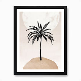 Abstract Palm 1 Art Print