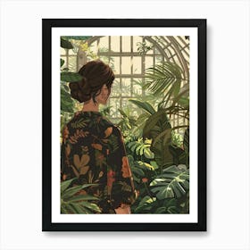 In The Garden New York Botanical Gardens 1 Art Print