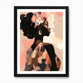 Portrait Of African Woman 12 Art Print