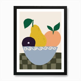 Fruit Bowl 1 Art Print