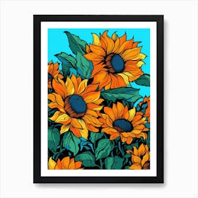 Sunflowers 24 Art Print