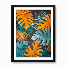 Tropical Leaves 143 Art Print