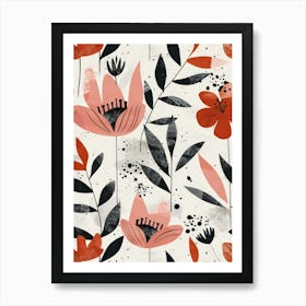 Floral Pattern 14 Art Print