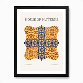 Tile Pattern Poster 34 Art Print