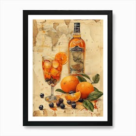 Scotch Cocktail Art Print