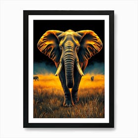 Wild Animal Creative Portrait 60 Art Print