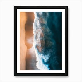 Aerial View Of The Beach 2 Art Print