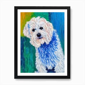 Puli Fauvist Style Dog Art Print