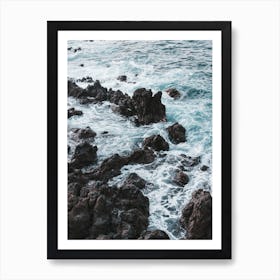 Rocky Shore, Tenerife, Canary Islands Art Print