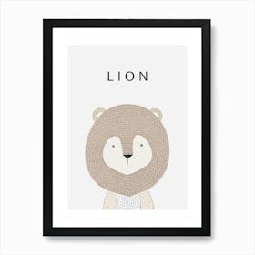 Lion O Art Print