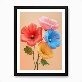 Dreamy Inflatable Flowers Cosmos 3 Art Print