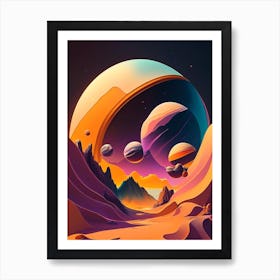 Gemini Comic Space Space Art Print